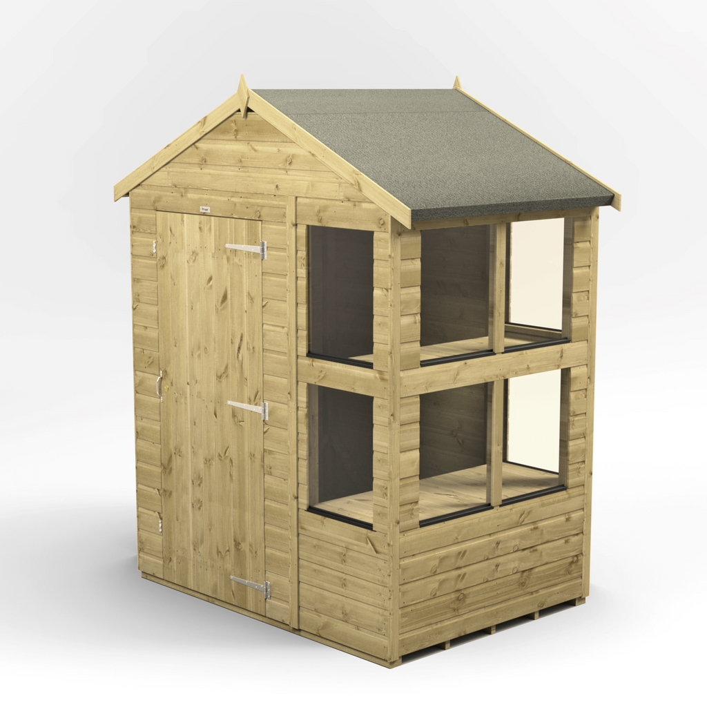 Fast Delivery Purewell Power Premium Apex Potting Shed