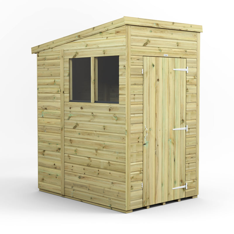 Fast Delivery Power Premium Shiplap Pent Shed