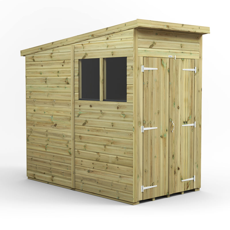 Extras | Double Door Option | Fast Delivery Power Premium Shiplap Pent Shed