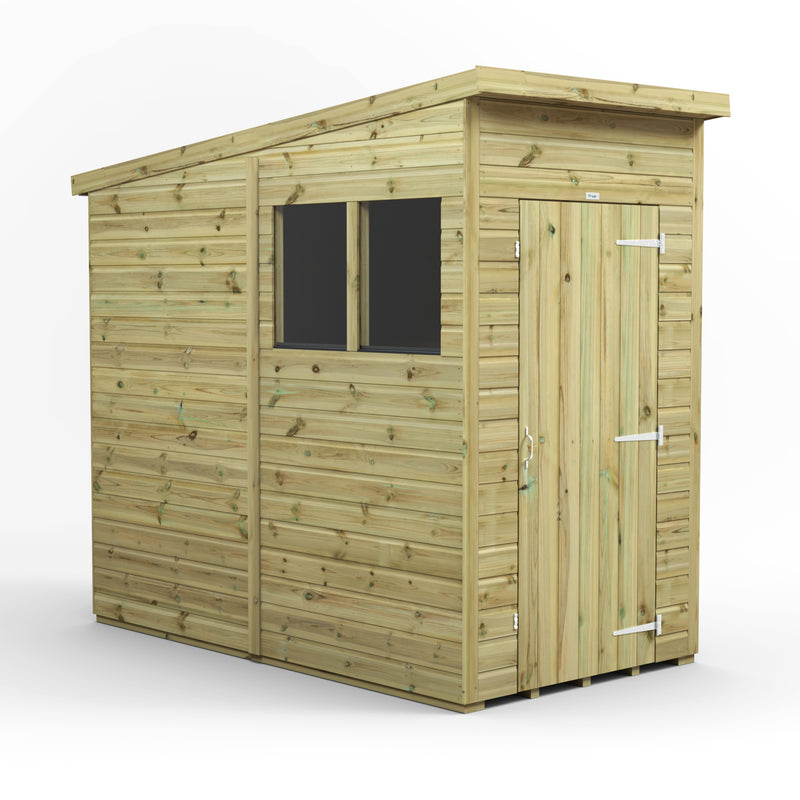 Fast Delivery Power Premium Shiplap Pent Shed