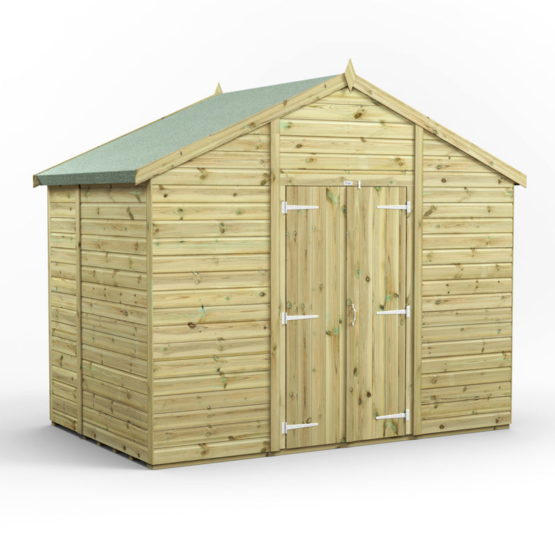 Extras | Double Door Option | Fast Delivery Power Premium Windowless Shiplap Apex Shed