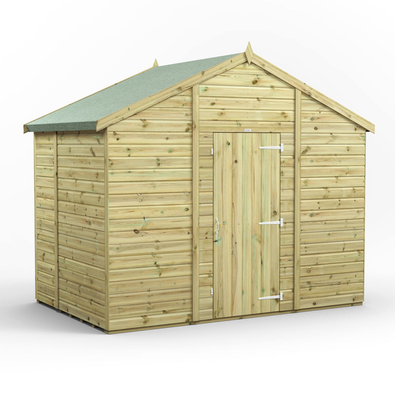 Fast Delivery Power Premium Windowless Shiplap Apex Shed