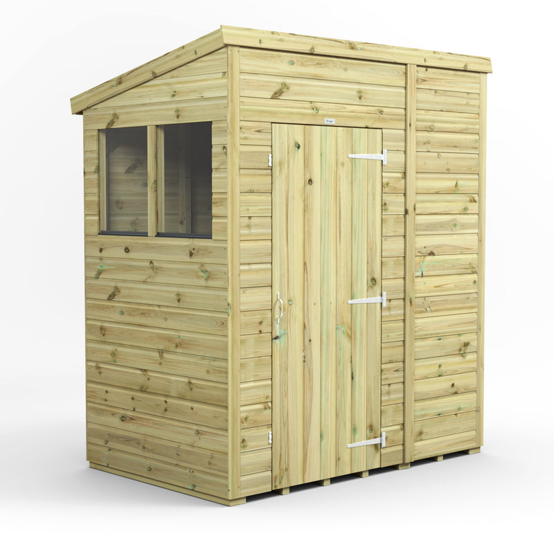 Fast Delivery Power Premium Shiplap Pent Shed