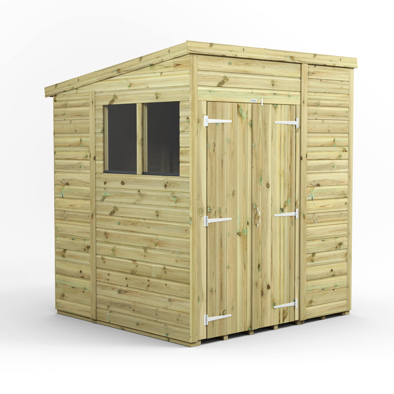 Extras | Double Door Option | Fast Delivery Power Premium Shiplap Pent Shed