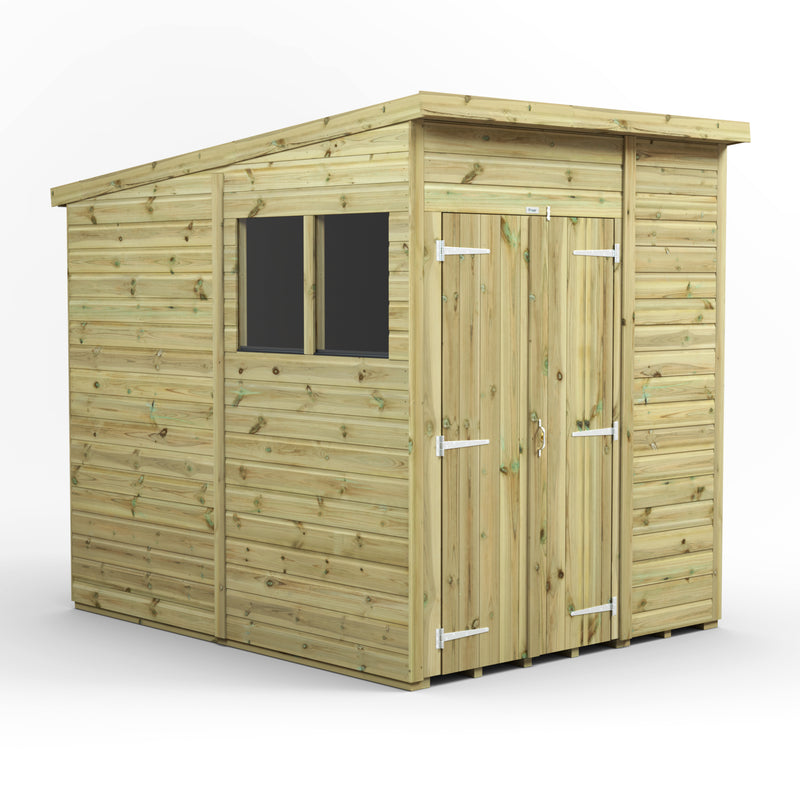 Extras | Double Door Option | Fast Delivery Power Premium Shiplap Pent Shed