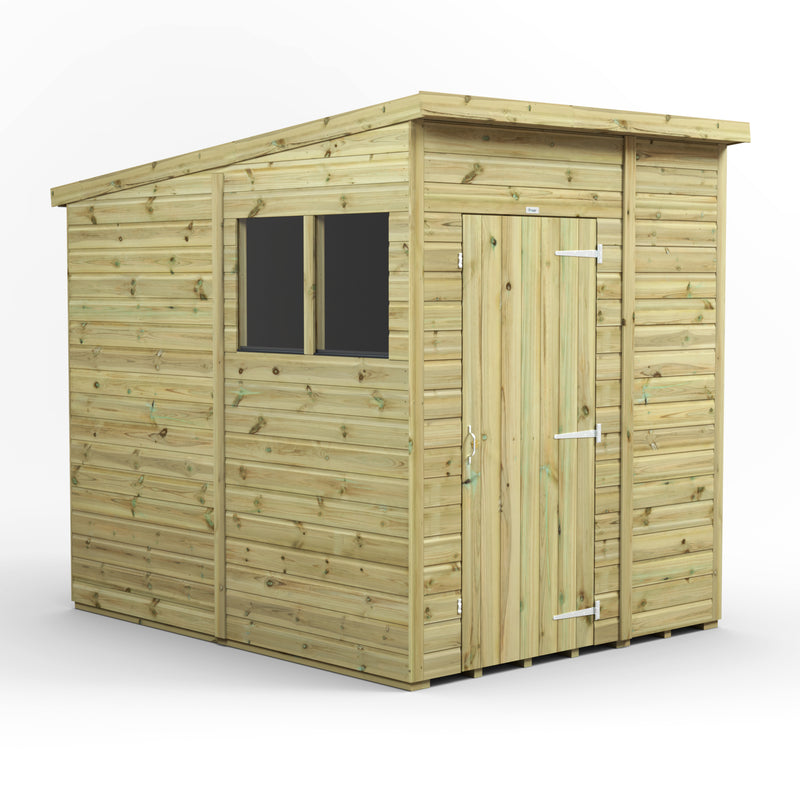 Fast Delivery Power Premium Shiplap Pent Shed