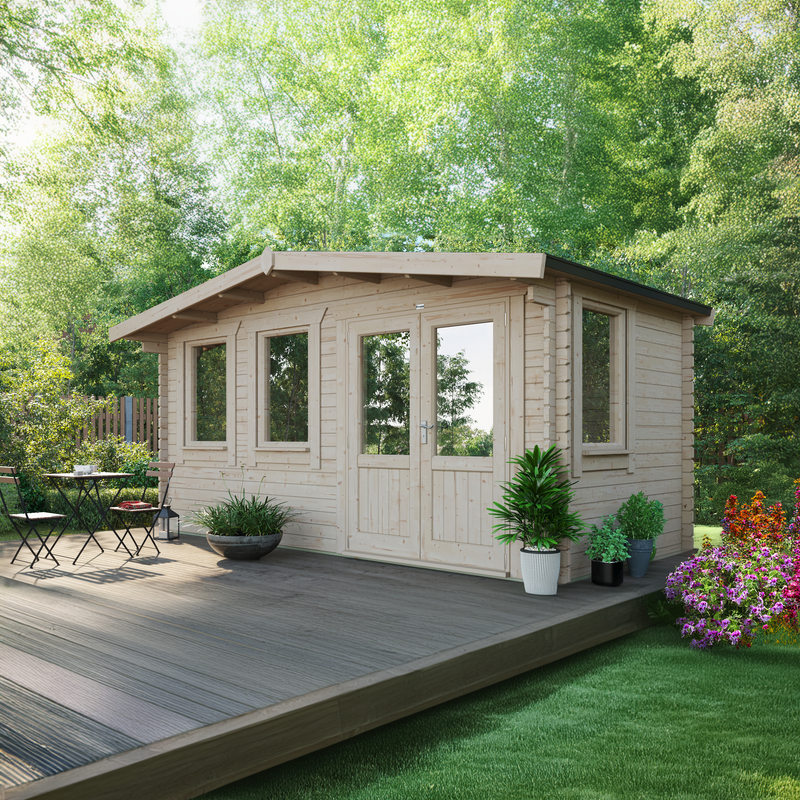 Express Power Classic Chalet Log Cabin 44mm