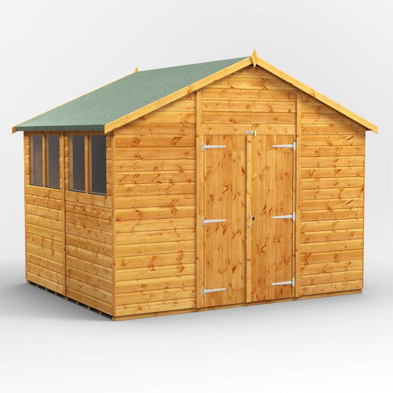 Extras | Double Door Option | Fast Delivery Power Premium Shiplap Apex Shed