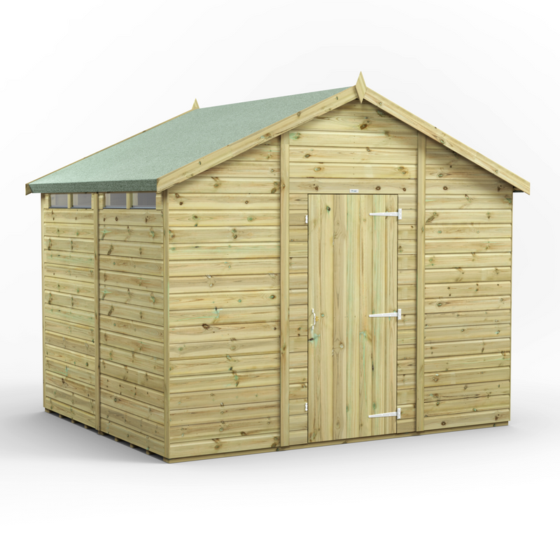 Fast Delivery Purewell Power Premium Security Shiplap Apex Shed
