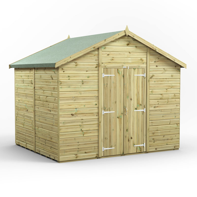 Extras | Double Door Option | Fast Delivery Power Premium Windowless Shiplap Apex Shed