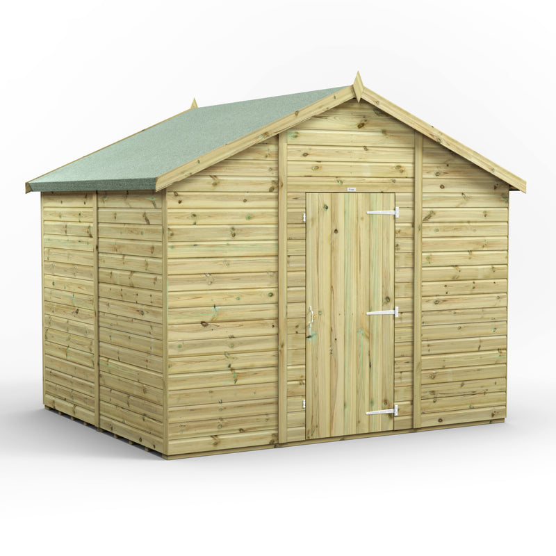 Fast Delivery Power Premium Windowless Shiplap Apex Shed