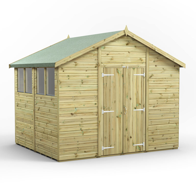 Extras | Double Door Option | Fast Delivery Power Premium Shiplap Apex Shed