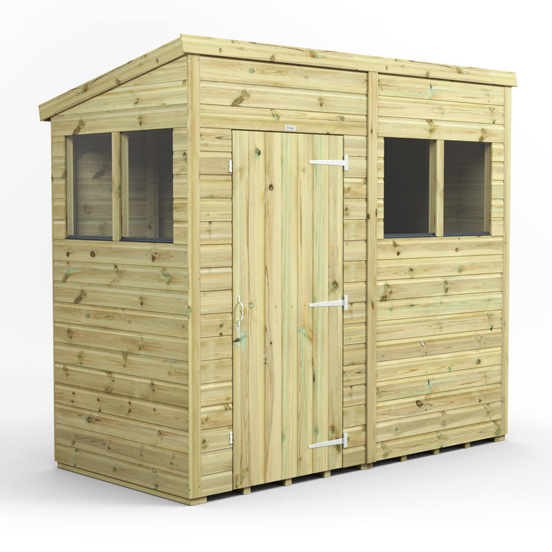 Fast Delivery Power Premium Shiplap Pent Shed