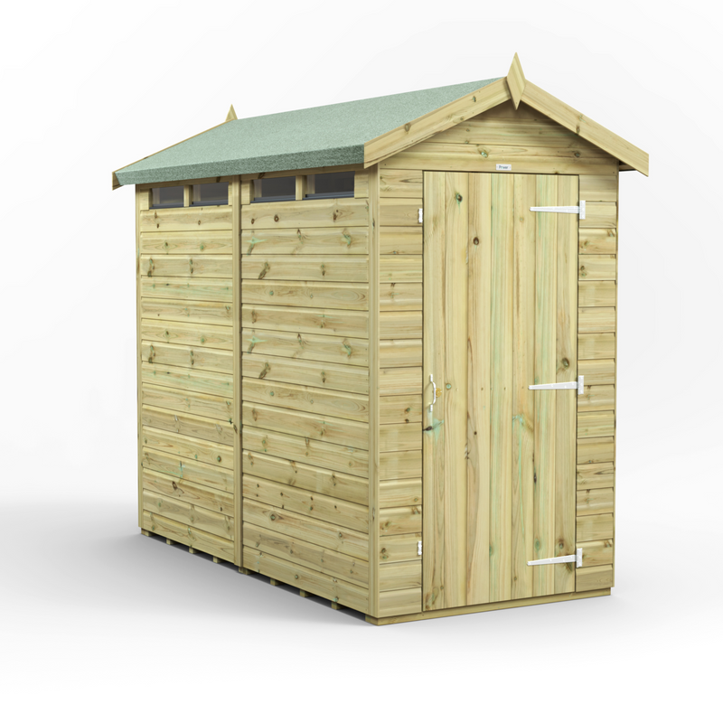 Fast Delivery Purewell Power Premium Security Shiplap Apex Shed