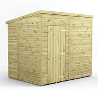 Fast Delivery Power Premium Windowless Shiplap Pent Shed