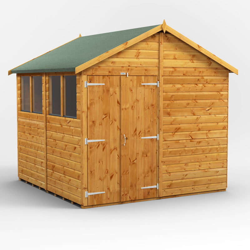 Extras | Double Door Option | Fast Delivery Power Premium Shiplap Apex Shed