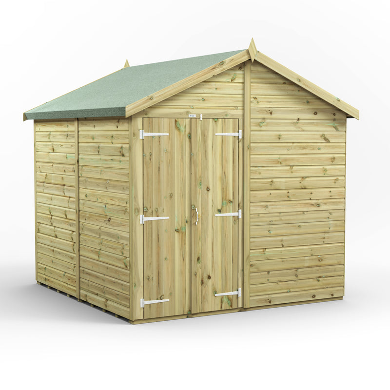 Extras | Double Door Option | Fast Delivery Power Premium Windowless Shiplap Apex Shed