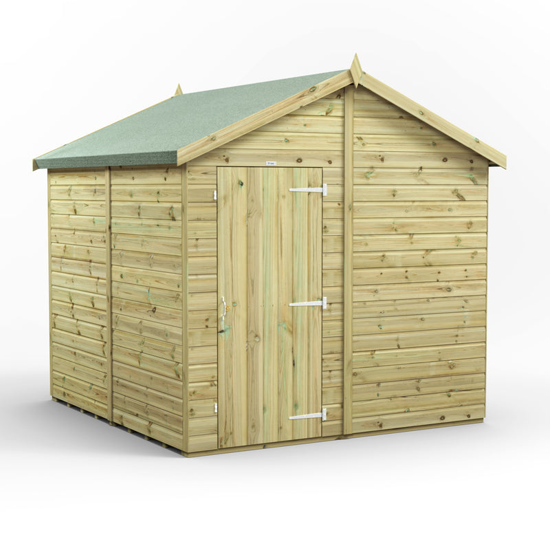 Fast Delivery Power Premium Windowless Shiplap Apex Shed