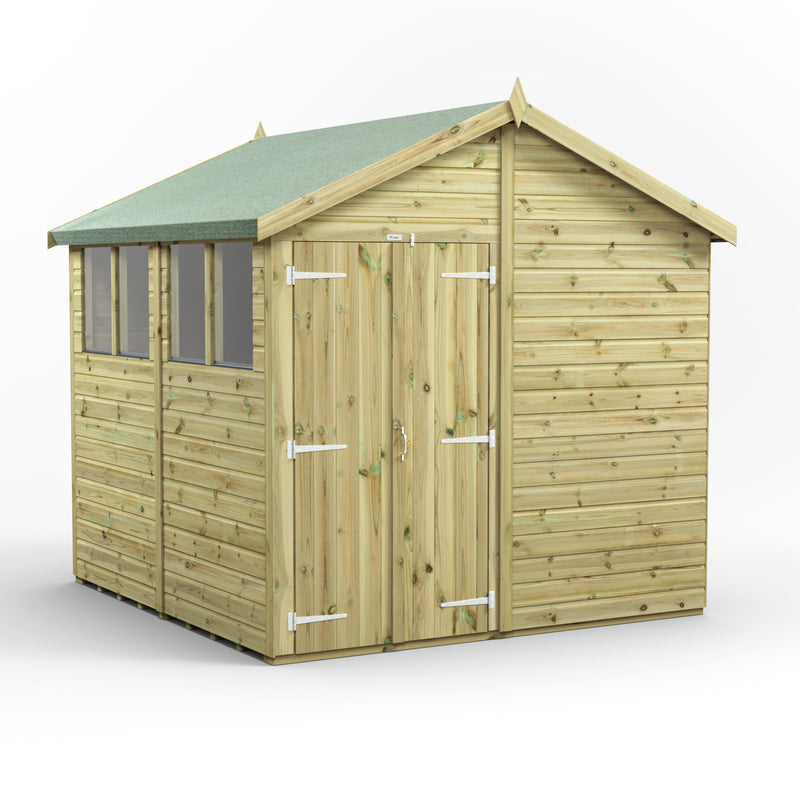 Extras | Double Door Option | Fast Delivery Power Premium Shiplap Apex Shed