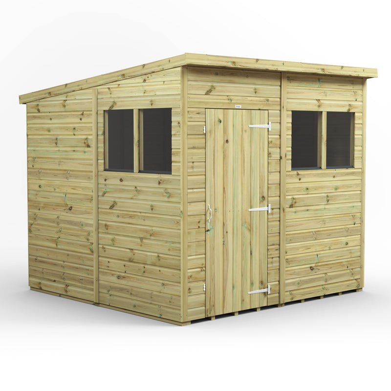 Fast Delivery Power Premium Shiplap Pent Shed