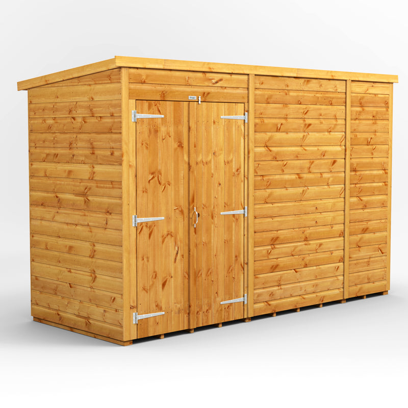 Extras | Double Door Option | Express Windowless Purewell Power Shiplap Pent Shed