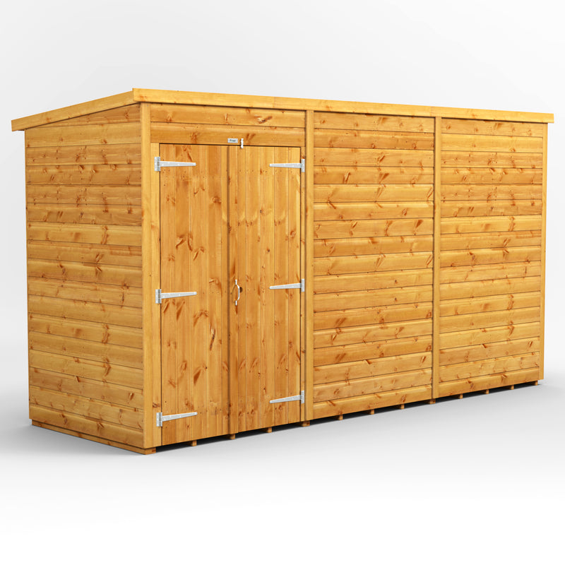 Extras | Double Door Option | Express Windowless Purewell Power Shiplap Pent Shed