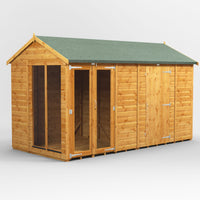 Fast Delivery Power Apex Summerhouse Combi With 6' Side Store