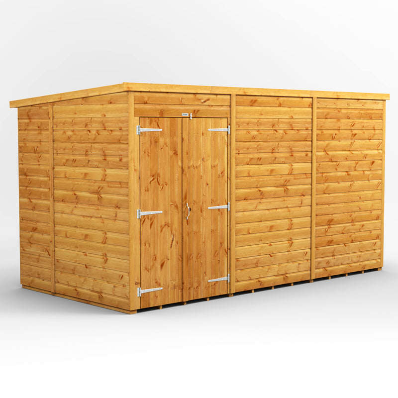 Extras | Double Door Option | Express Windowless Purewell Power Shiplap Pent Shed