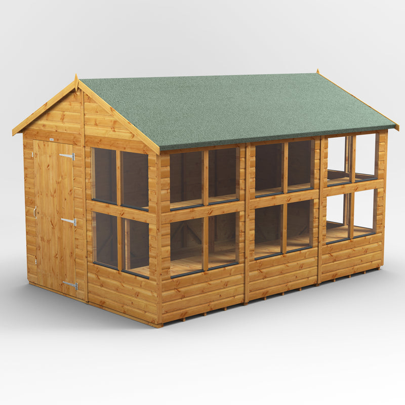 Express Delivery Power Apex Potting Shed