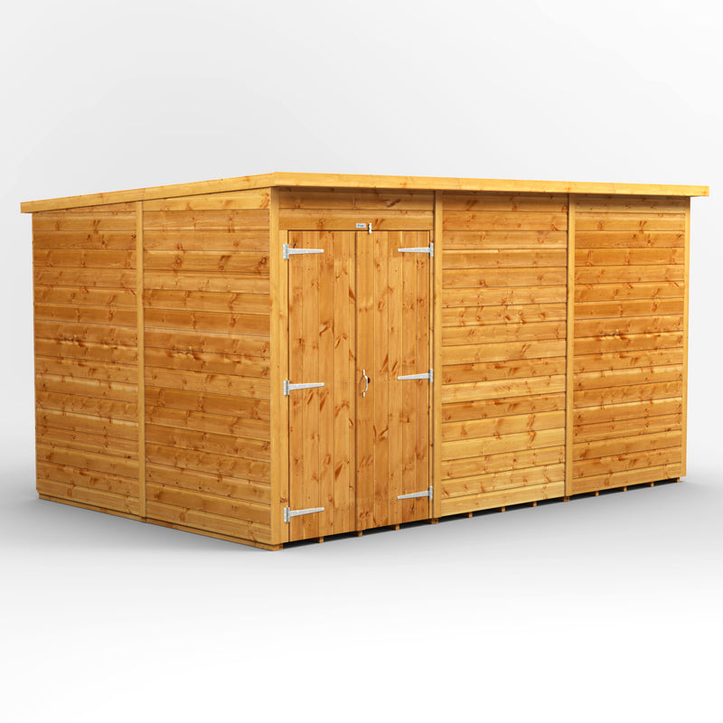 Extras | Double Door Option | Express Windowless Purewell Power Shiplap Pent Shed