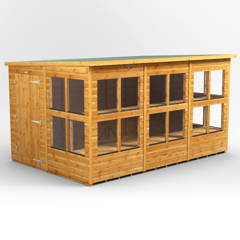 Express Delivery Power Pent Potting Shed