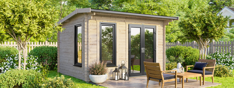 Express Power Offset Apex Log Cabin