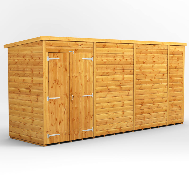 Extras | Double Door Option | Express Windowless Purewell Power Shiplap Pent Shed