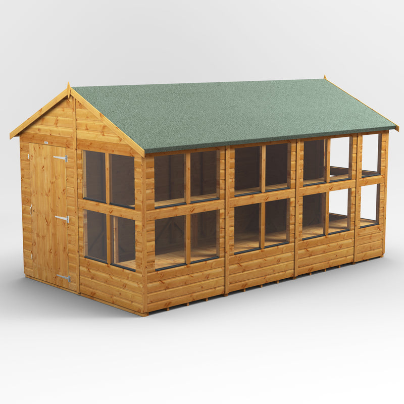 Express Delivery Power Apex Potting Shed