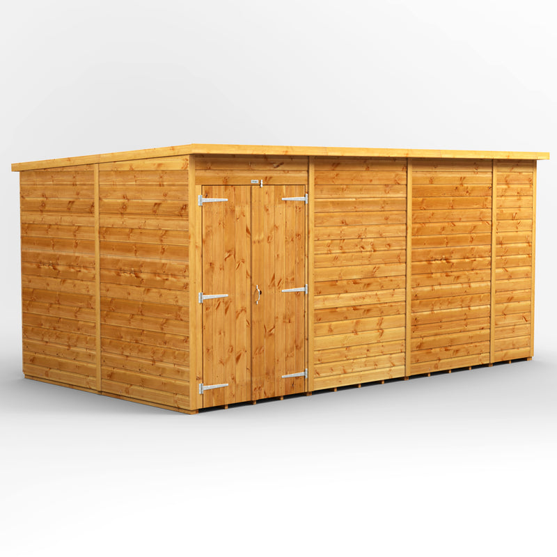 Extras | Double Door Option | Express Windowless Purewell Power Shiplap Pent Shed