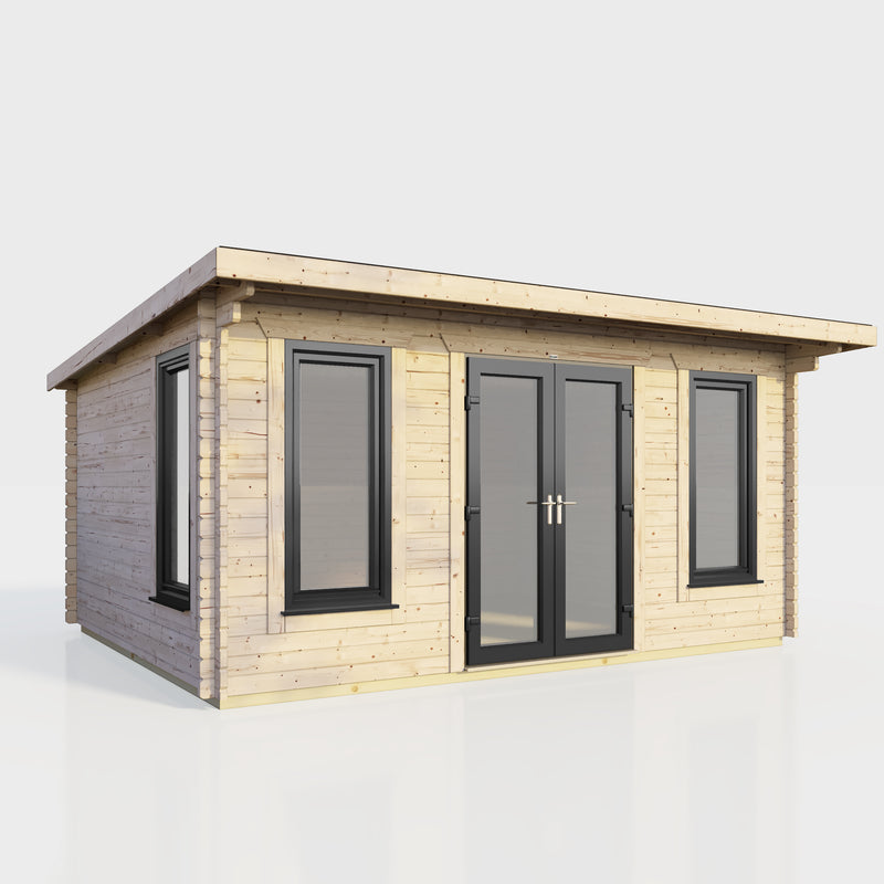 16 x 10 Express Power Pent 44mm Log Cabin