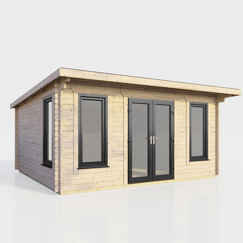 Express Power Pent Log Cabin
