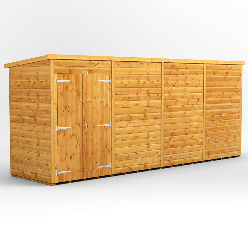 Extras | Double Door Option | Express Windowless Purewell Power Shiplap Pent Shed