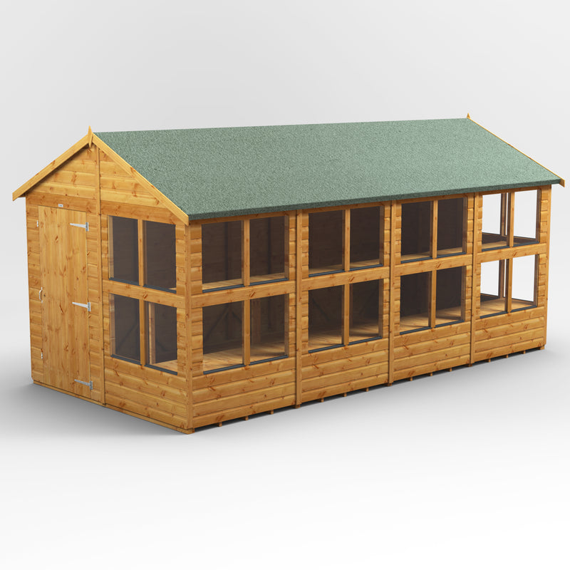 Express Delivery Power Apex Potting Shed