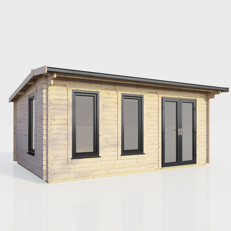 Express Power Offset Apex Log Cabin