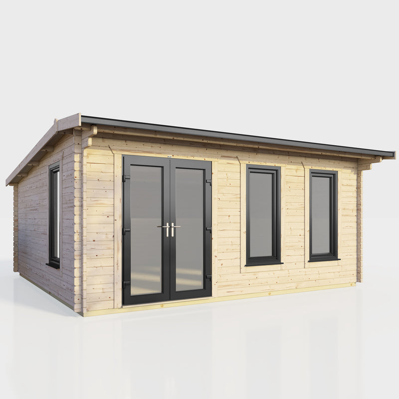 18x14 DDWW OFFSET APEX 44mm LOG CABIN