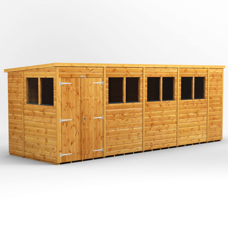 Extras | Double Door Option | Fast Delivery Purewell Power Pent Shiplap Shed