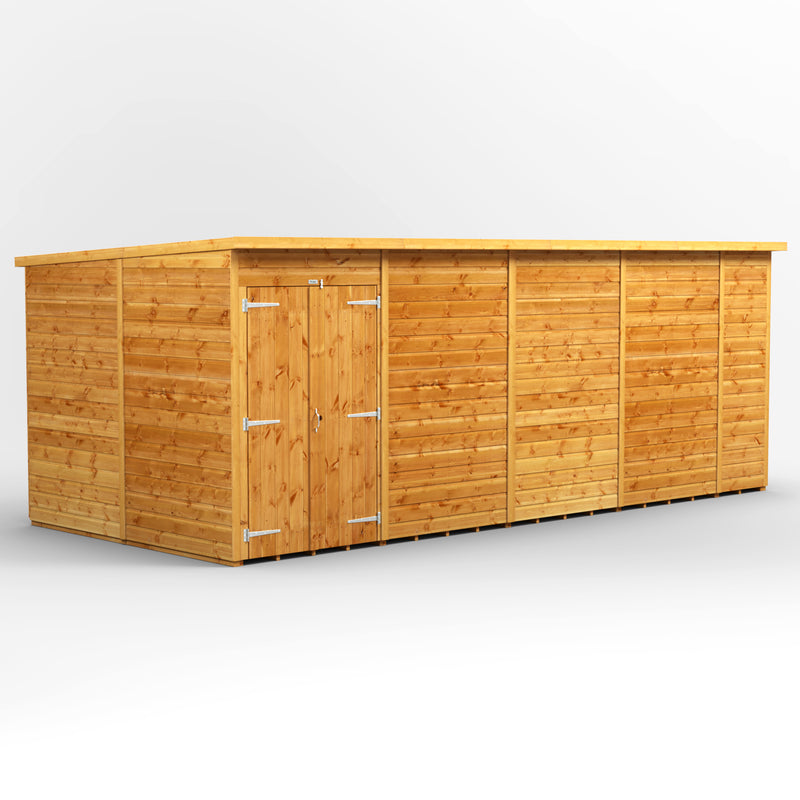 Extras | Double Door Option | Express Windowless Purewell Power Shiplap Pent Shed