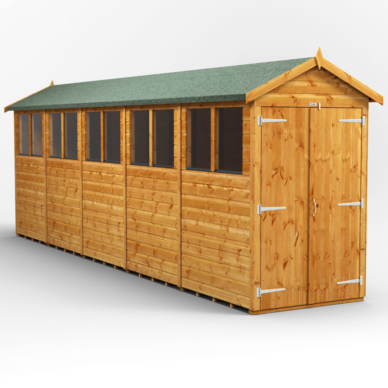 Extras | Double Door Option | Fast Delivery Purewell Power Shiplap Apex Shed