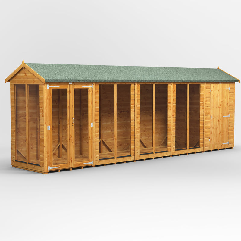 Fast Delivery Power Apex Summerhouse Combi With 4' Side Store