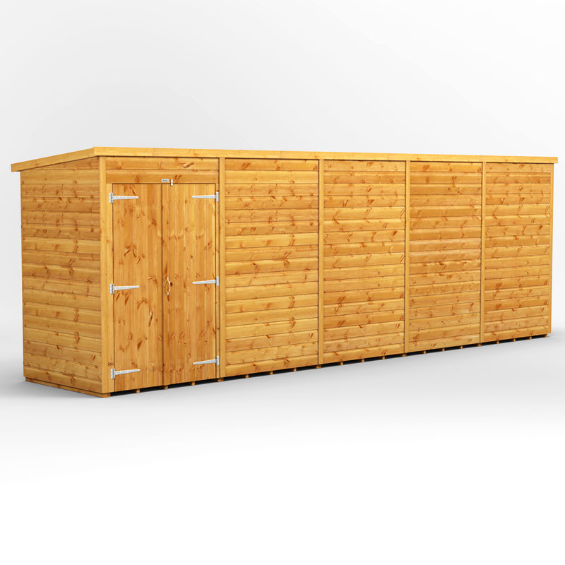 Extras | Double Door Option | Express Windowless Purewell Power Shiplap Pent Shed