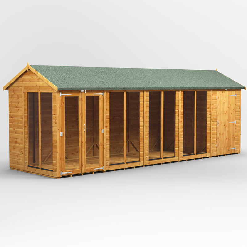 Fast Delivery Power Apex Summerhouse Combi With 4' Side Store