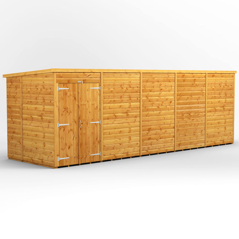 Extras | Double Door Option | Express Windowless Purewell Power Shiplap Pent Shed