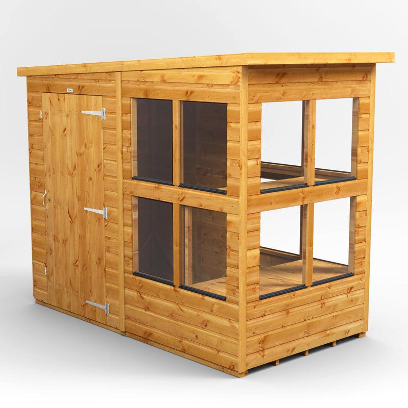 Express Delivery Power Pent Potting Shed