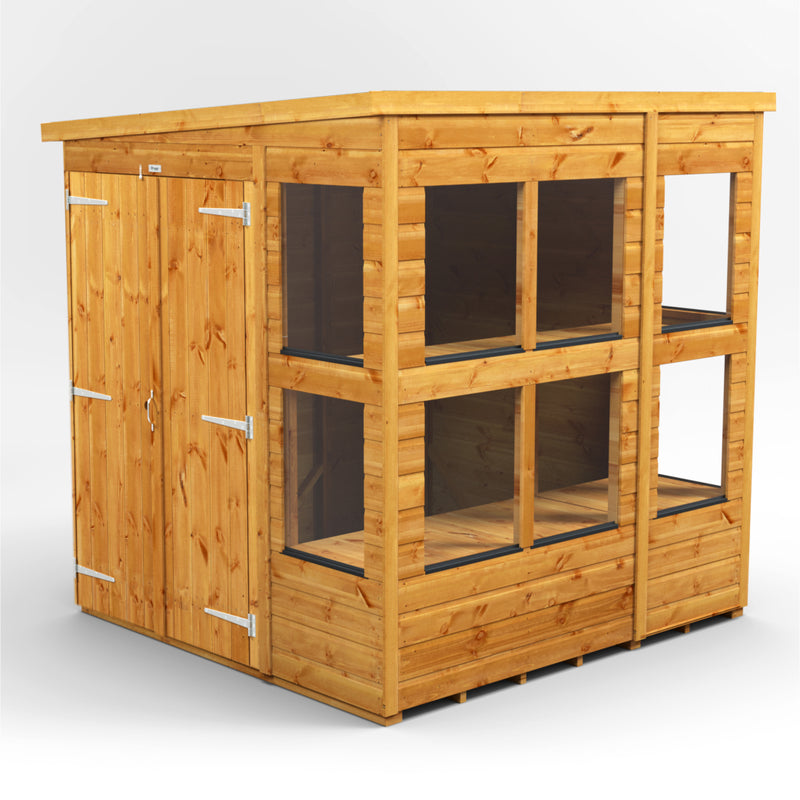 Extras | Double Door Option | Express Delivery Power Pent Potting Shed